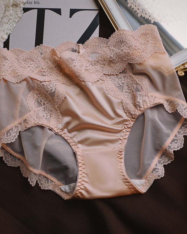 Satin Lace Panties