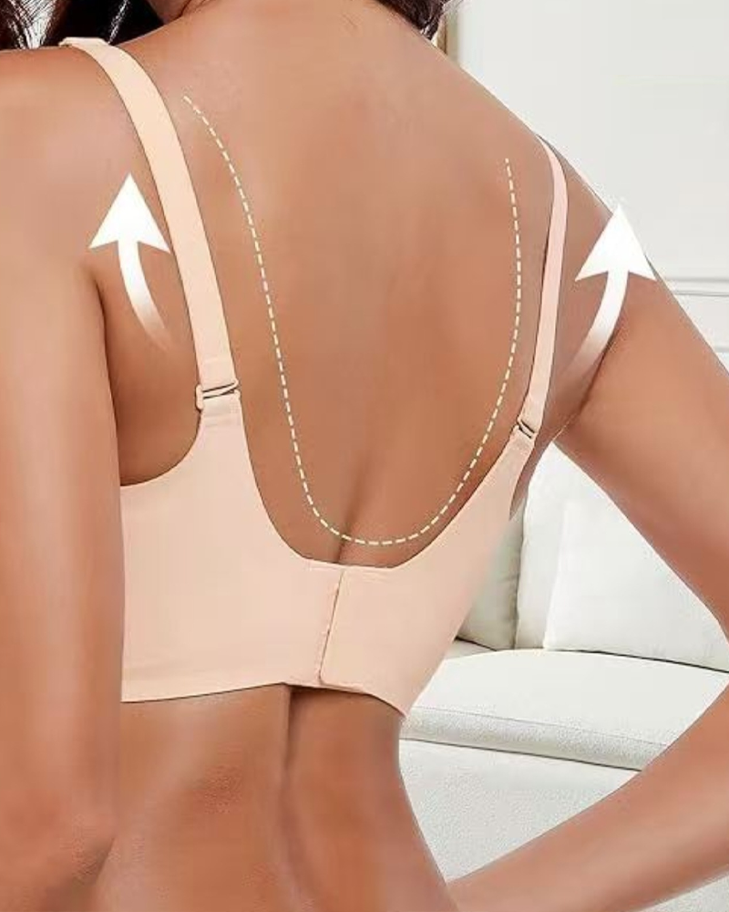 Wave-Shaped Jelly Seamless Bra Wire-Free Bra-Curvy-Faja