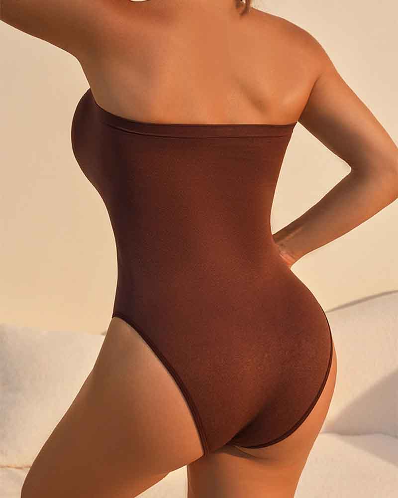 Seamless Body-Shaping Strapless Tube Top