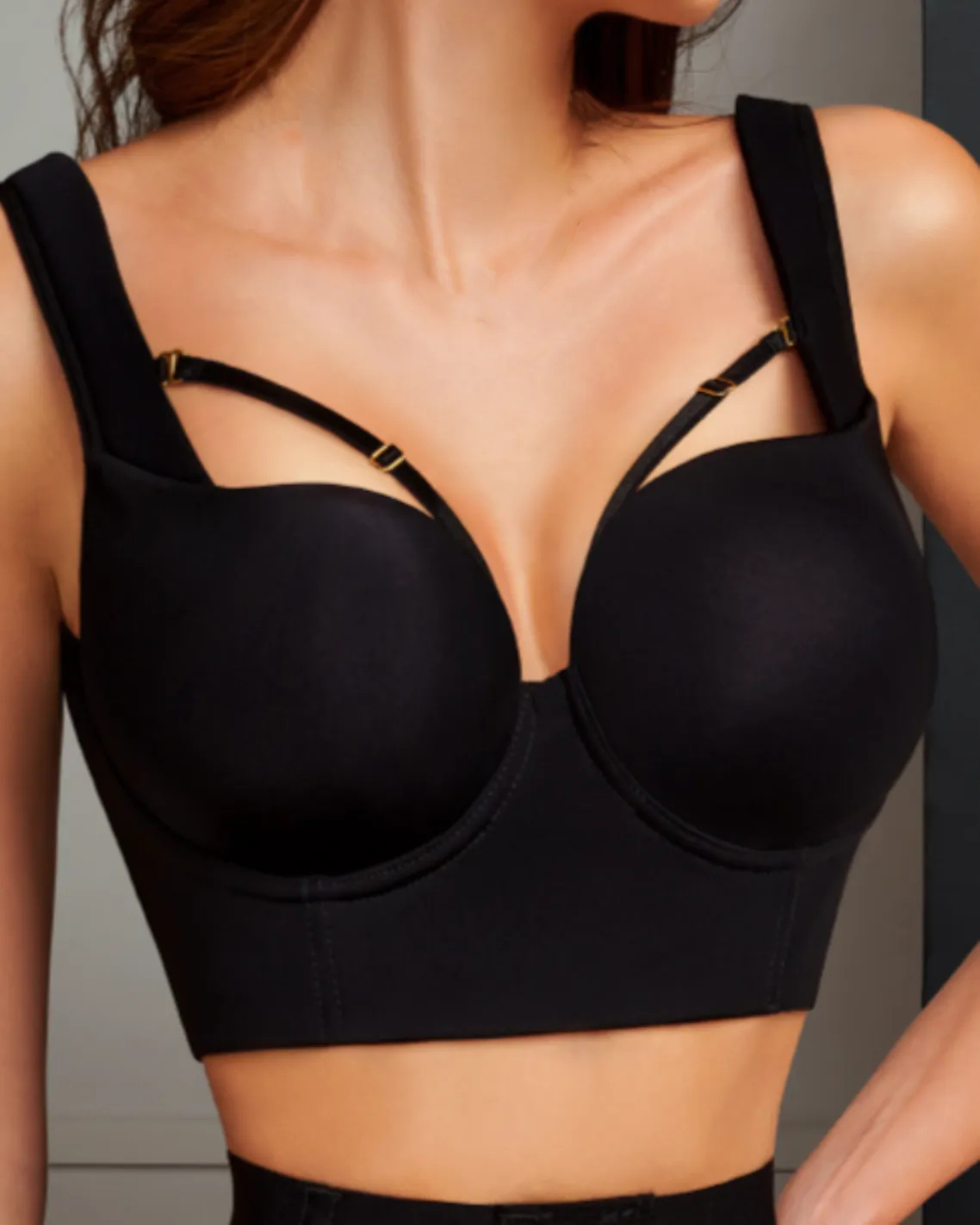 No Steel Ring Thin and Shockproof Yoga  Seamless Sleep Sports Bra 