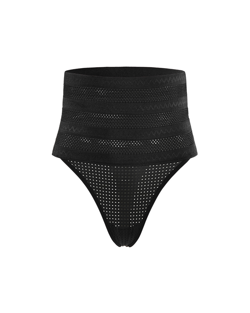 High Waist Tummy Thong Briefs