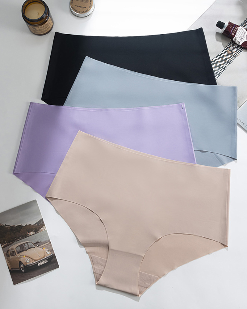 Breathable Ice Silk Seamless Underwear-Curvy-Faja