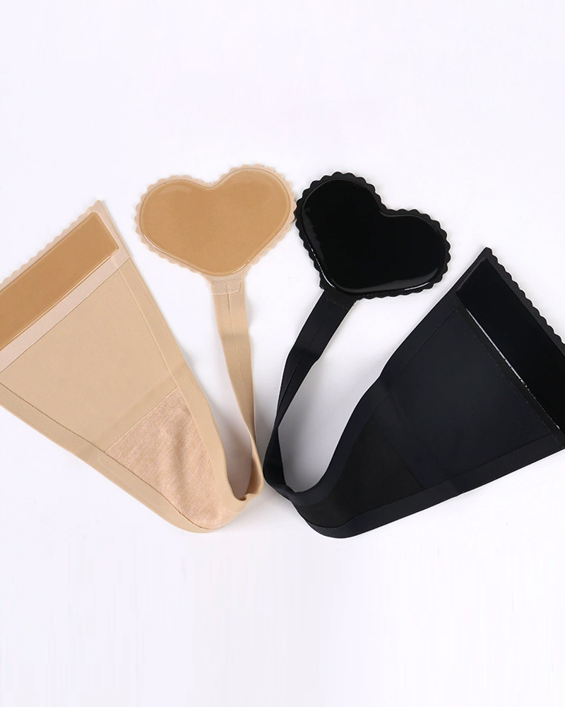Sexy Reusable Silicone Self-Adhesive T-Back Panties-Curvy-Faja