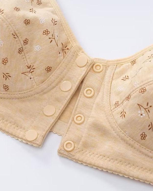 Printed Front Buckle Bra