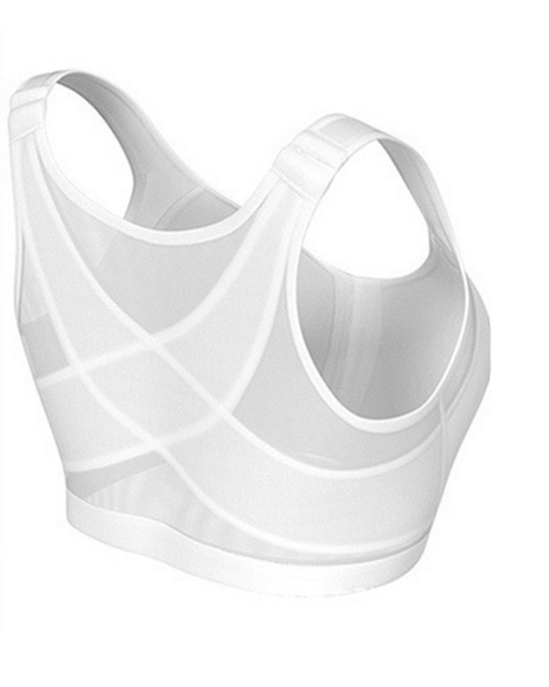 Breathable Supportive Vest-Style Bra
