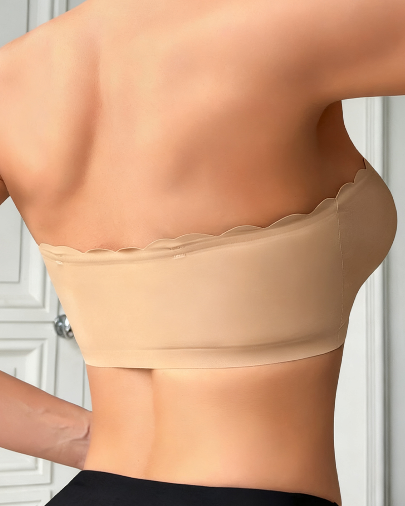 Strapless Bra With Front Clasp Anti-Slip Design