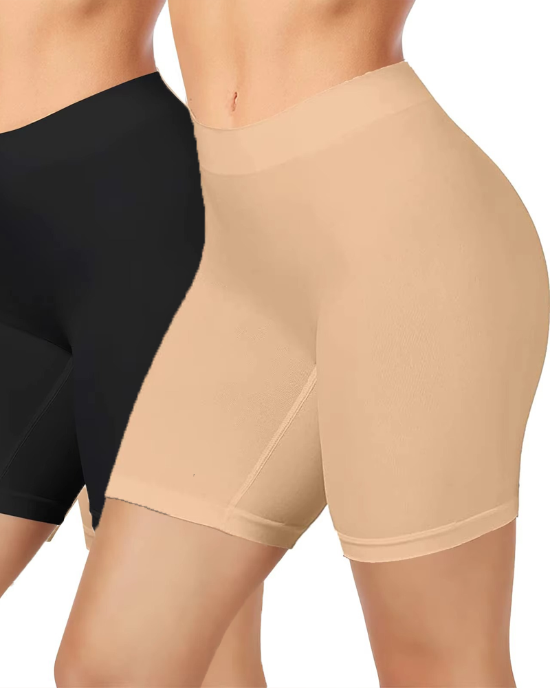 High-Waisted Lightweight Seamless Five-Quarter Pants