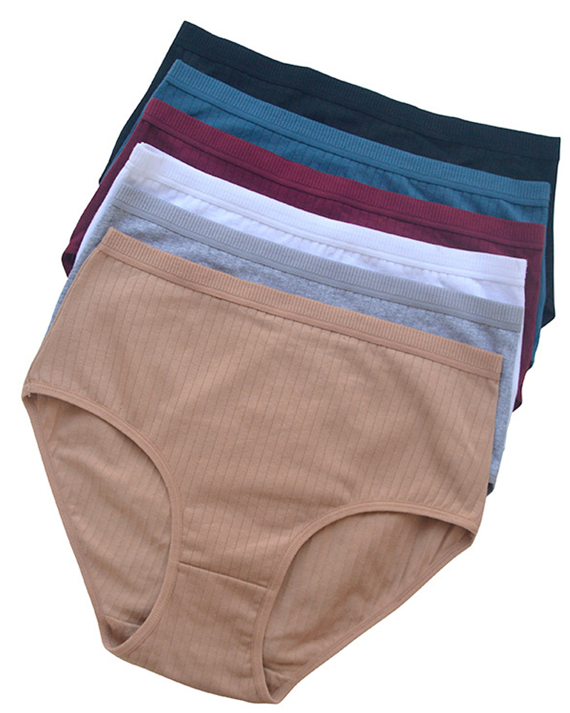 High Waist Pure Cotton Tummy Control Briefs-Curvy-Faja