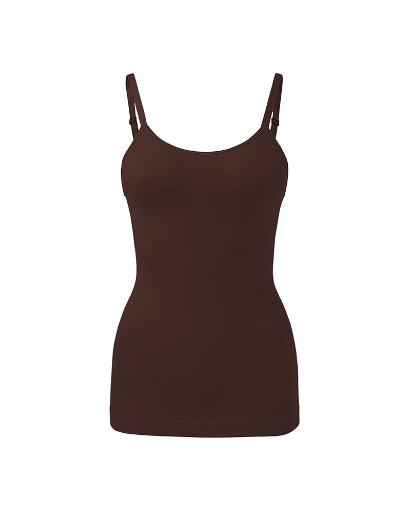 Seamless Toning Vest With Halter Belly Pull-In