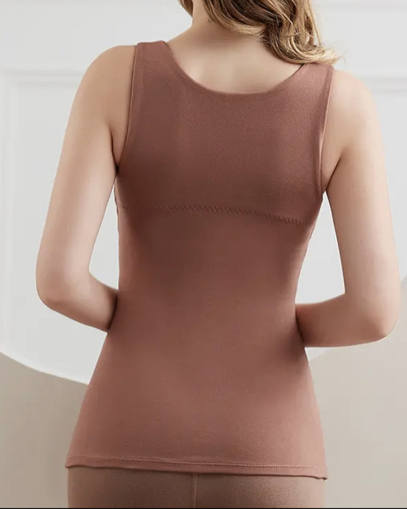 Derong Warm Body Breasted Shapewear Vest