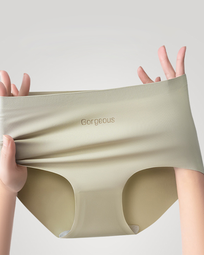 Yoga Fitness Mulberry Silk Antibacterial Seamless Underwear-Curvy-Faja