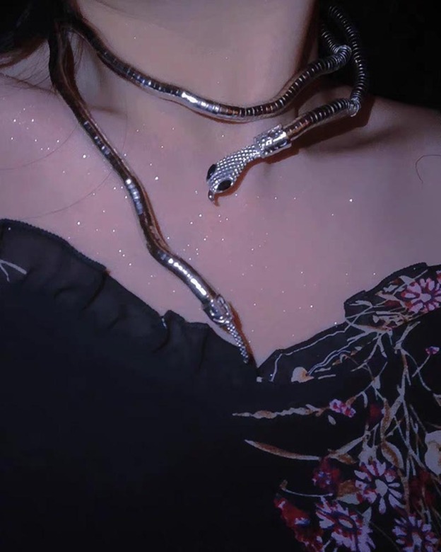 Personality Freely Wrapped Serpentine Necklace-Curvy-Faja