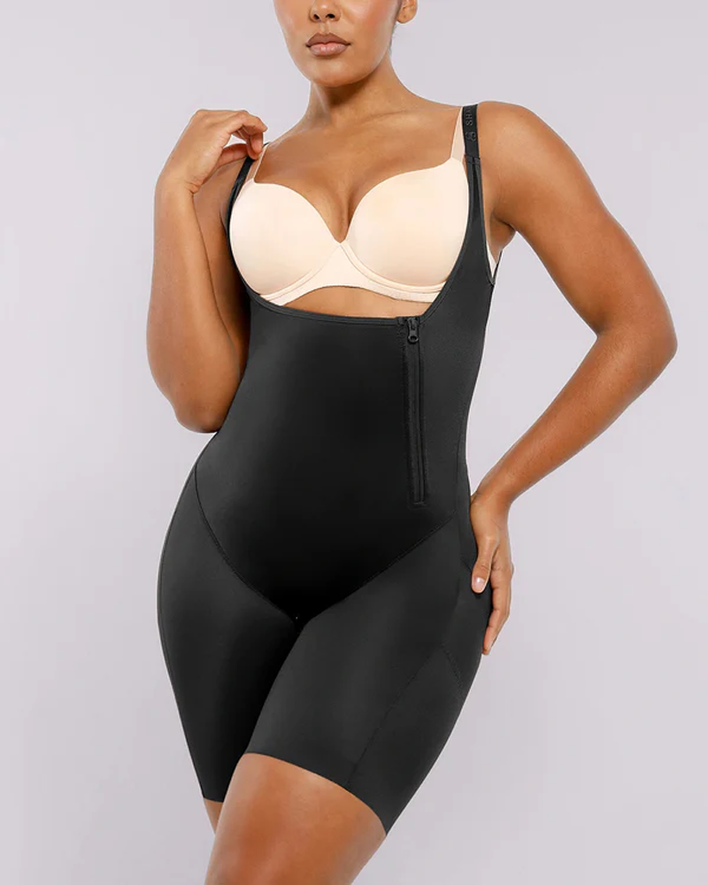 Open-Chest Side-Pulling Body Shaping And Buttock-Lifting Shapewear (Pre-Sale)