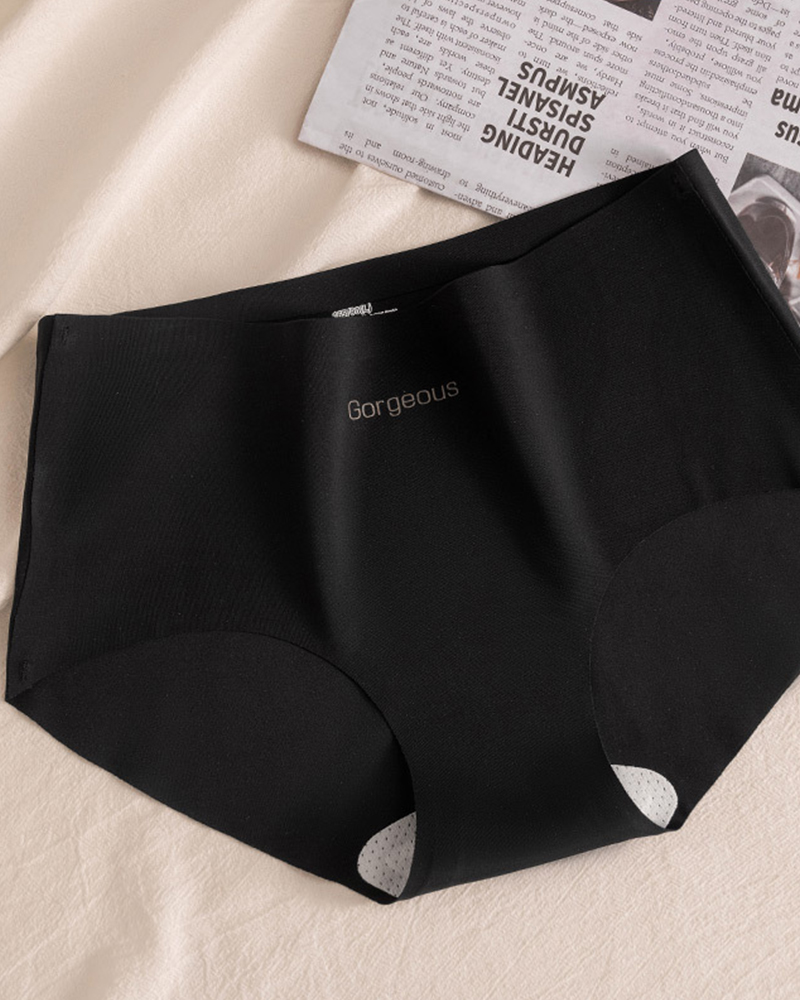 Yoga Fitness Mulberry Silk Antibacterial Seamless Underwear-Curvy-Faja