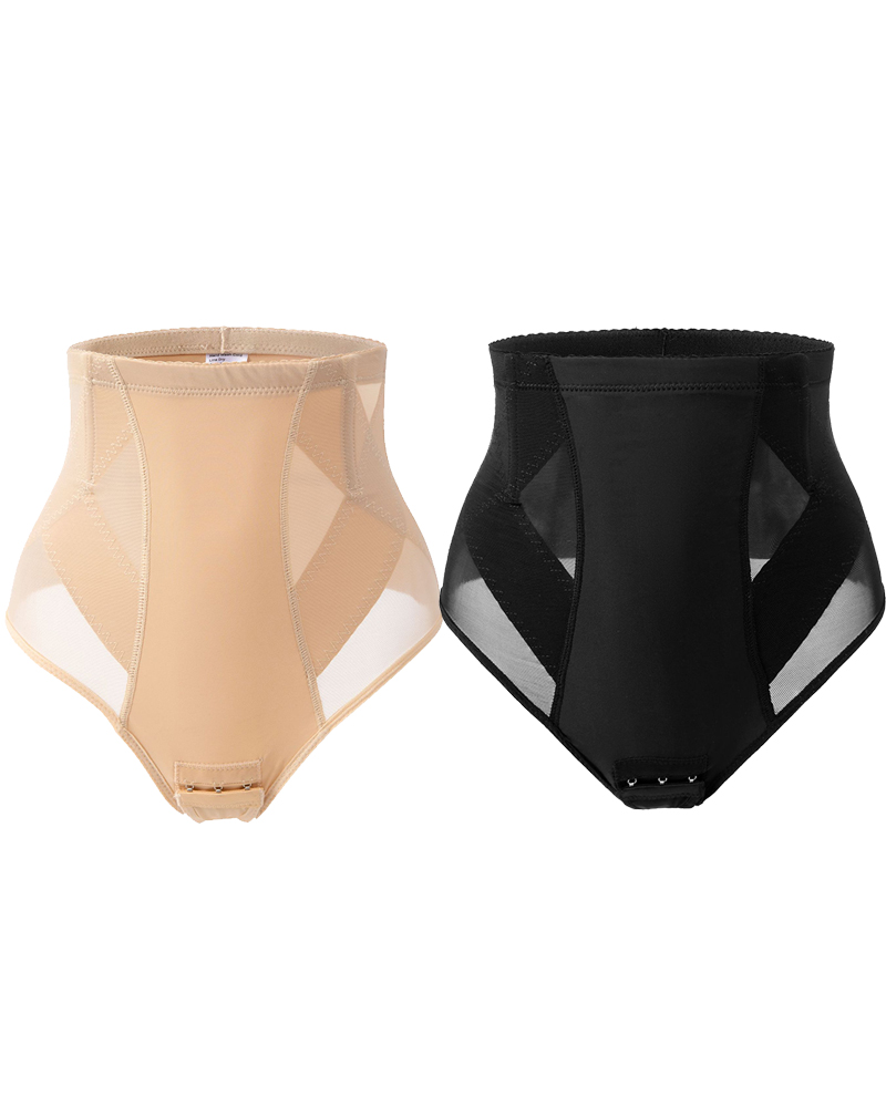 Mid-High Waisted Panties For Slimming Belly Without Curling Up-Curvy-Faja