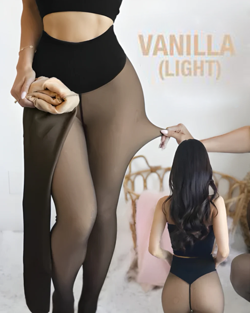 Magic Leggings With Compression Straps And Single Seam