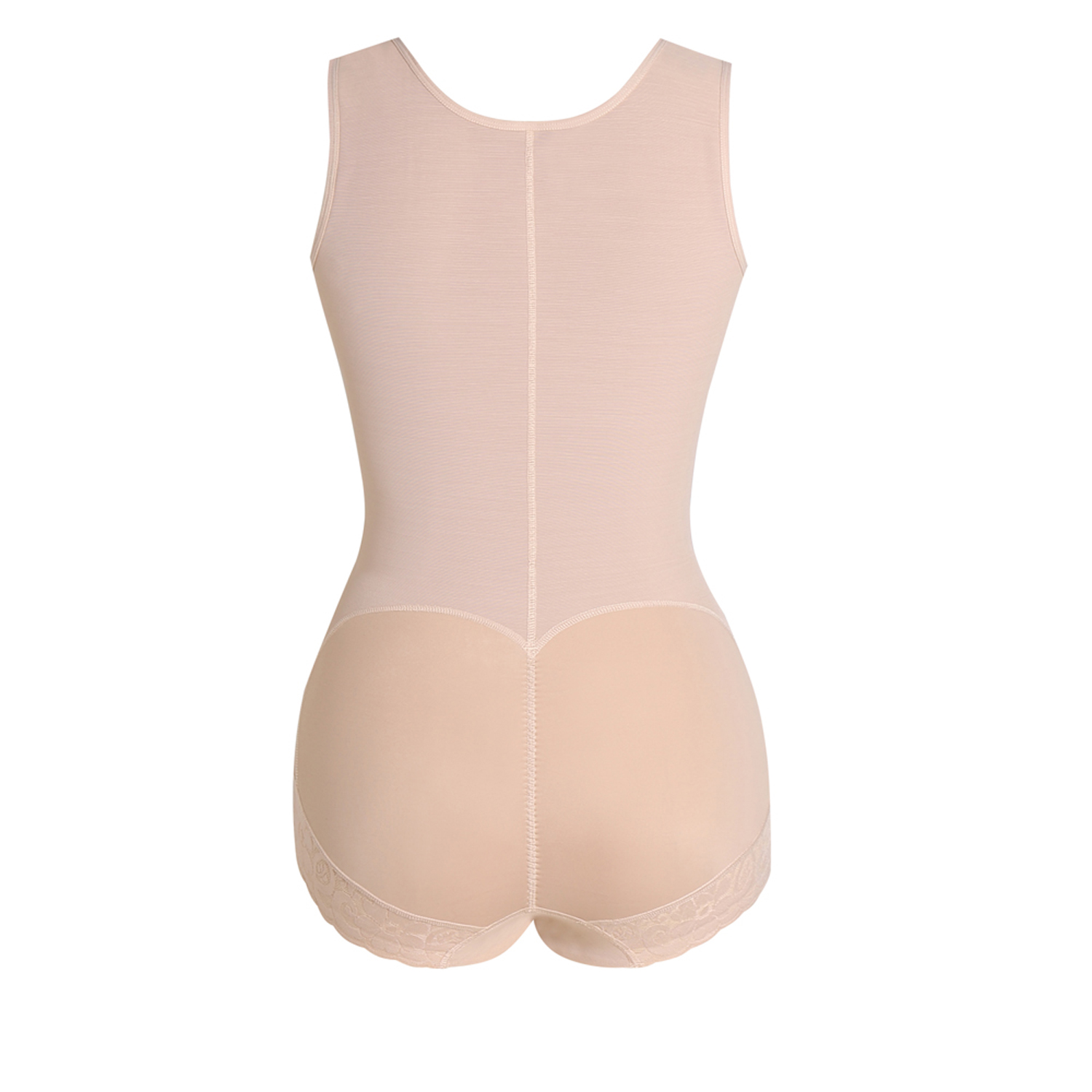 Butt Lifting Hook & Eye Tummy Control Slimming Body Shaper-Curvy-Faja