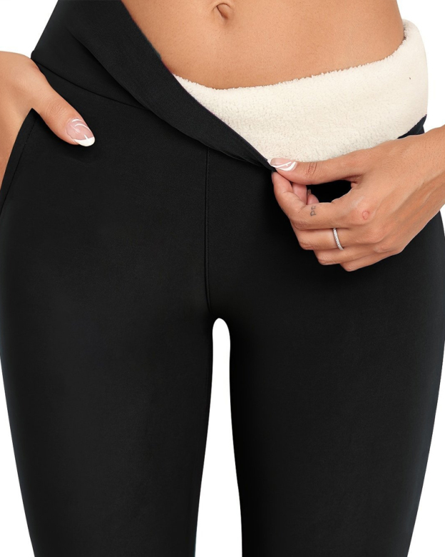 High Elastic Fleece Warm Yoga Pants
