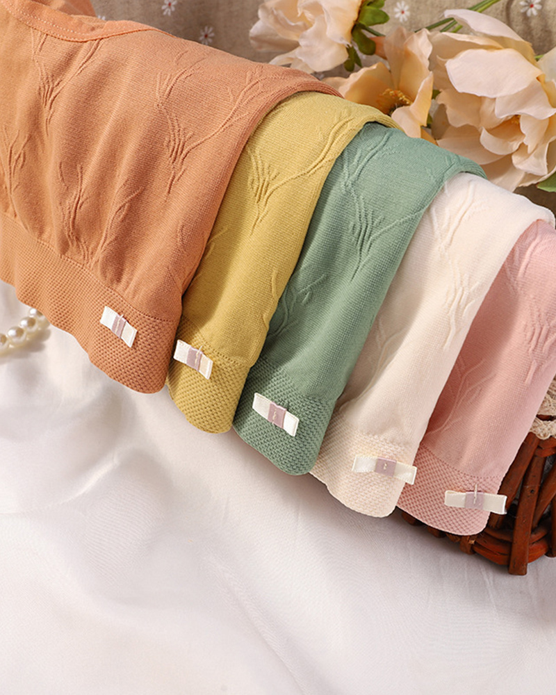 Mid-Rise Antibacterial Cotton Crotch Briefs-Curvy-Faja