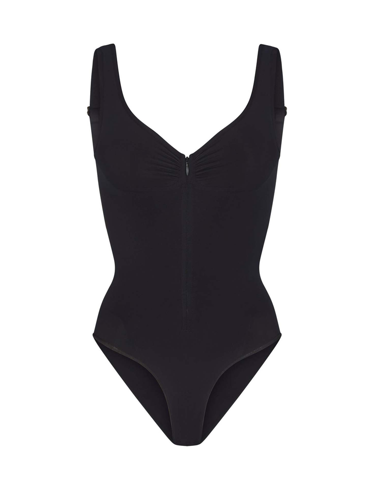 Seamless Bodysuit Sexy Hip-Lifting Tummy-Control Tight-Fitting Bodysuit With Zipper-Curvy-Faja