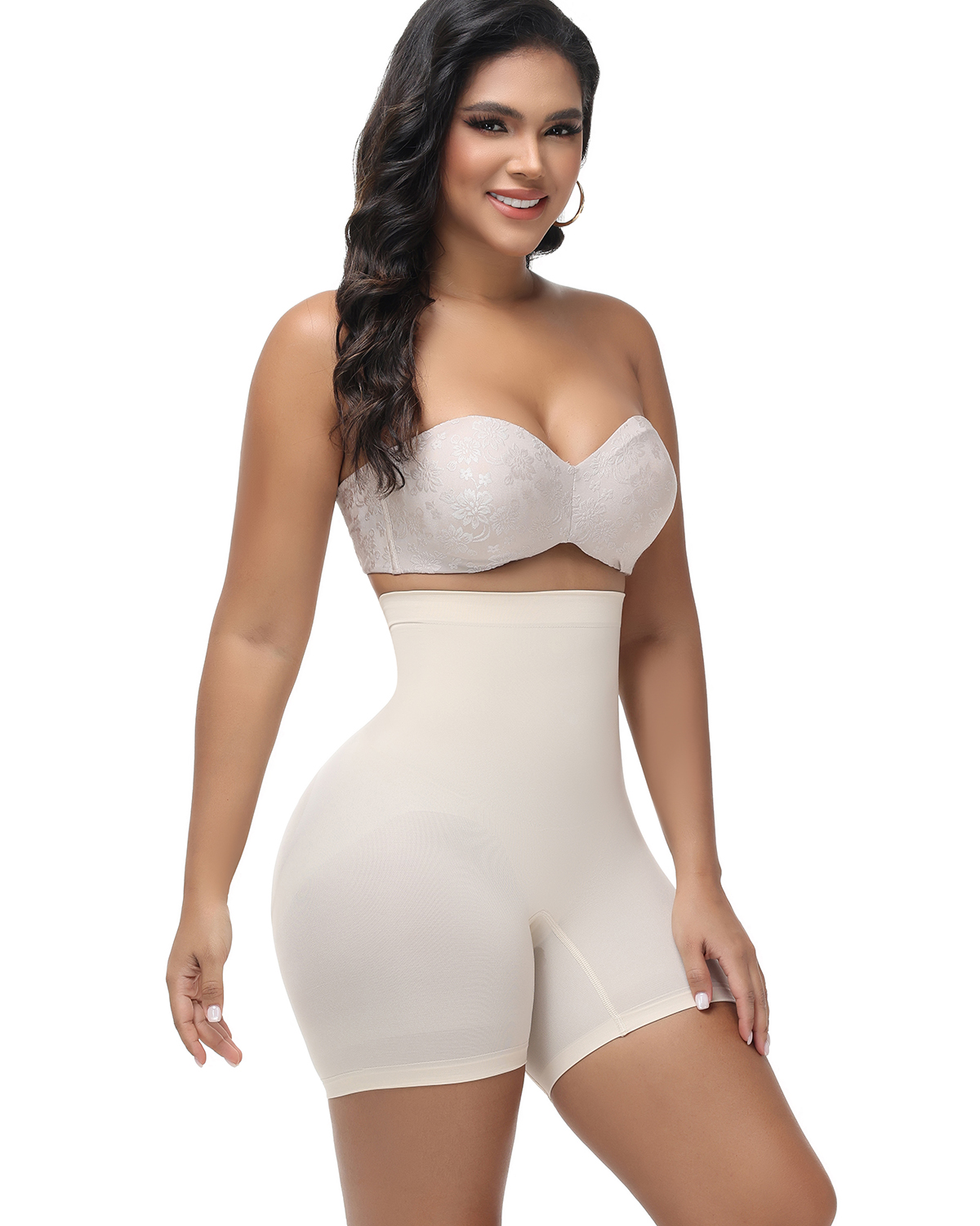 Seamless High Waist Hip-Lifting Shorts