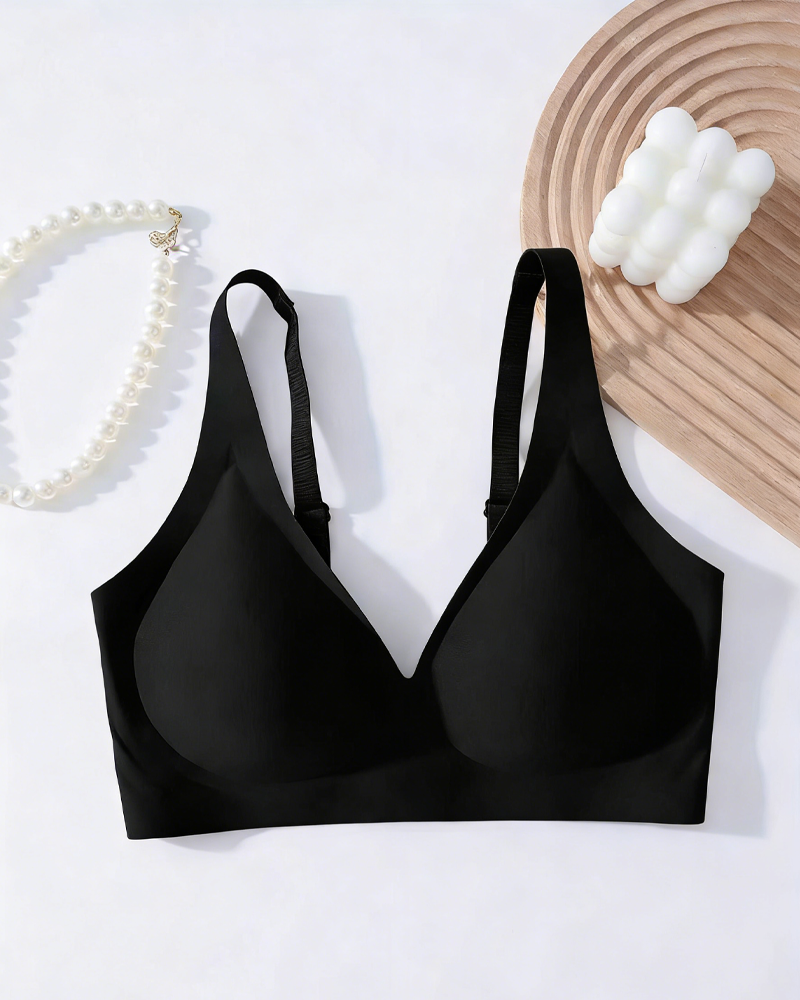 Jelly-Like Seamless Underwear Comfortable And Supportive Wire-Free Bra