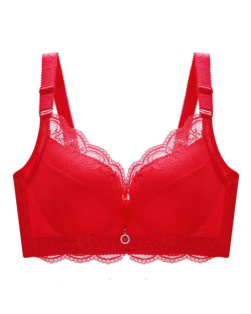 Underwire Floral Comfort Lace Push Up Bra