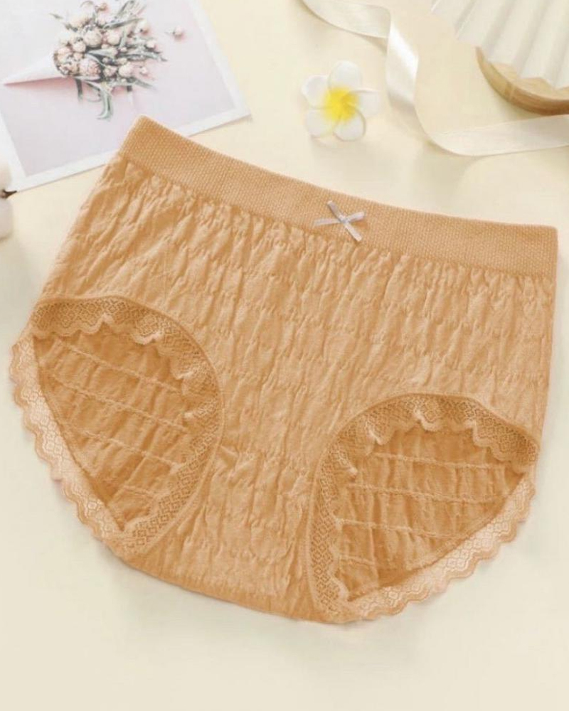 5-Pack Bubble Modal Mid-Rise Briefs-Curvy-Faja