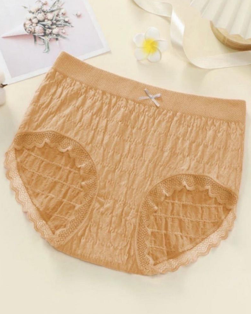 5-Pack Bubble Modal Mid-Rise Briefs-Curvy-Faja