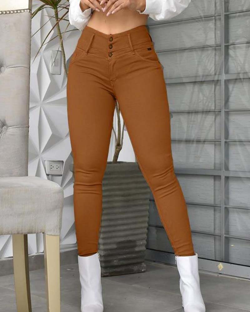 Casual High-Waisted Leggings