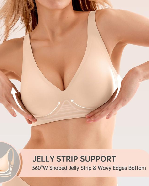 Seamless Deep V Sexy Bra