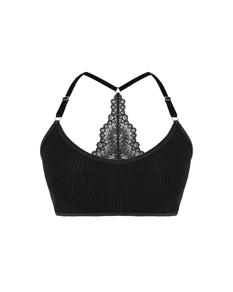 Adjustable Bra Vest With Double Shoulder Straps