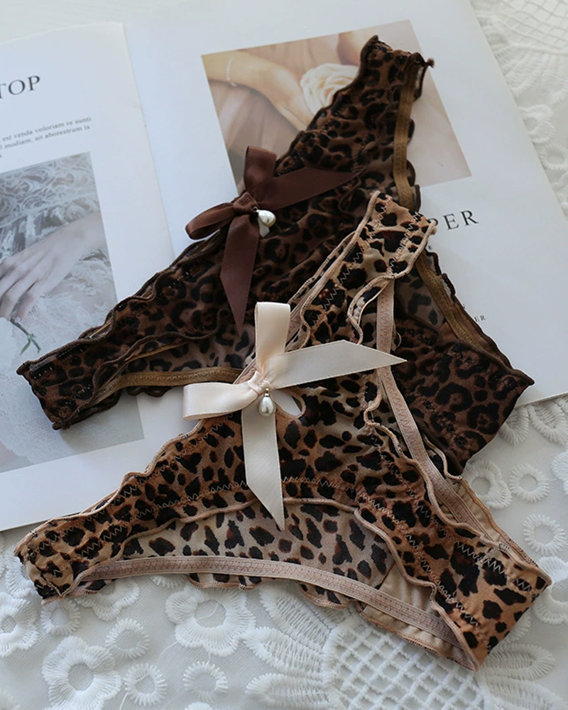 Sexy Mesh Pearl Thong-Curvy-Faja