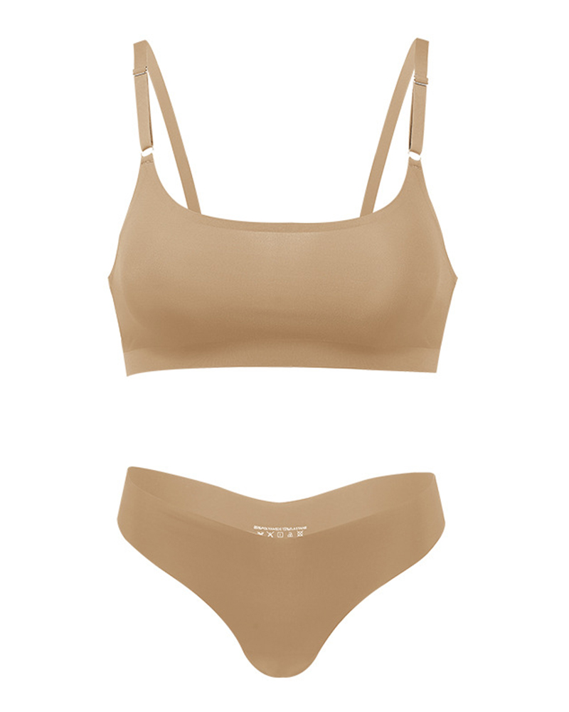 Seamless Thin Sexy Lingerie Set-Curvy-Faja