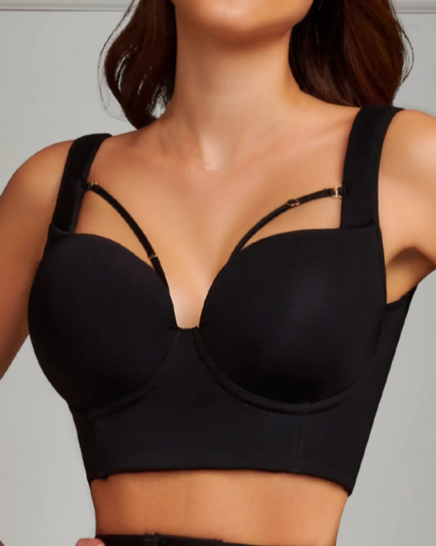 No Steel Ring Thin and Shockproof Yoga  Seamless Sleep Sports Bra 