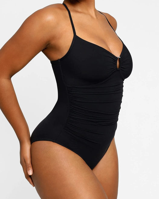U-Ring Cut Out Shaping Swimsuit（Pre-Sale）