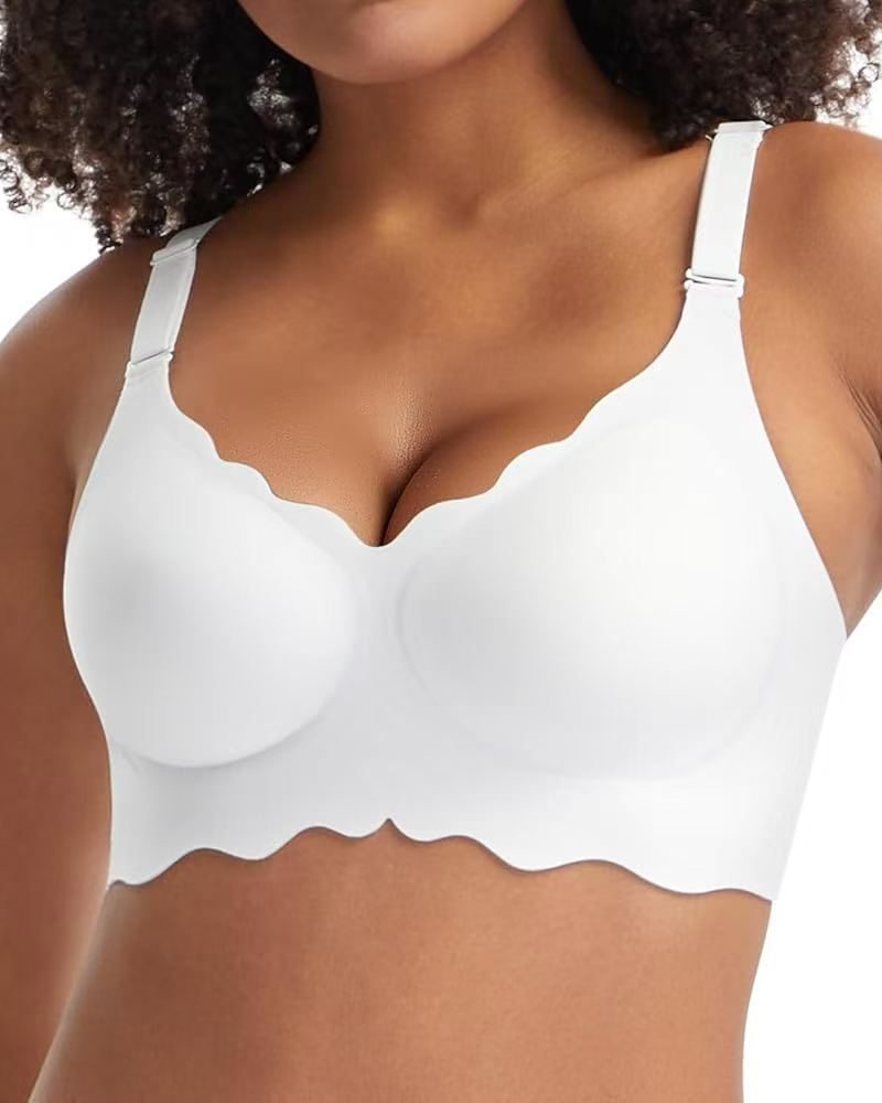 Wave-Shaped Jelly Seamless Bra Wire-Free Bra-Curvy-Faja