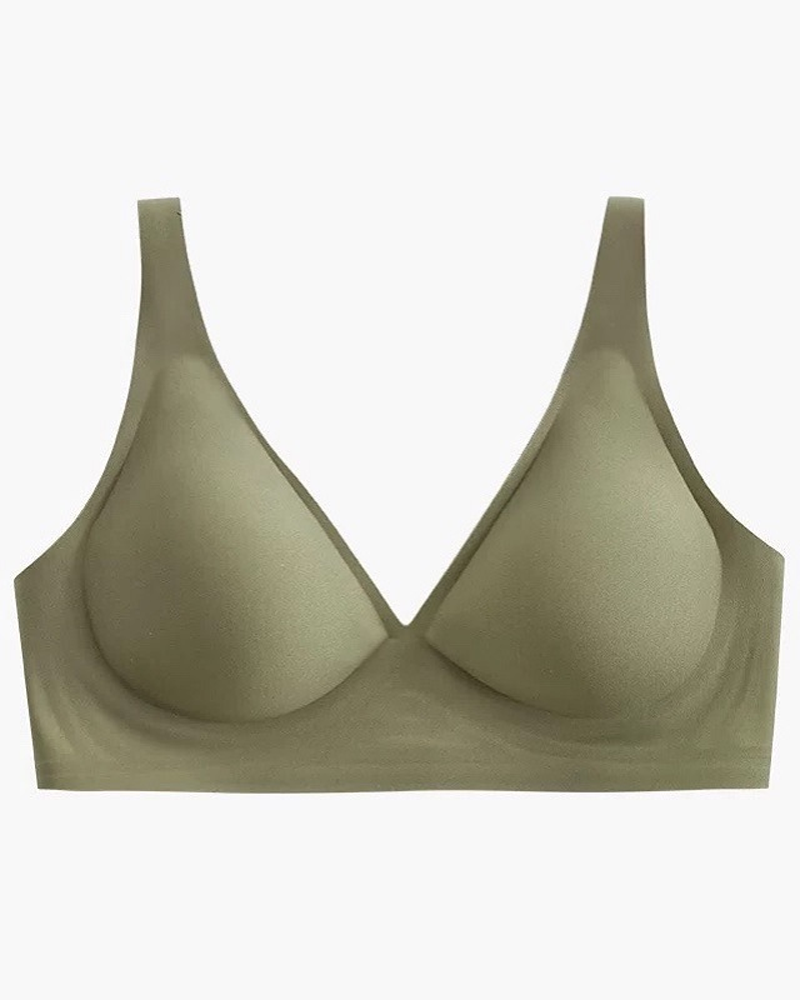 Seamless Deep V Sexy Bra