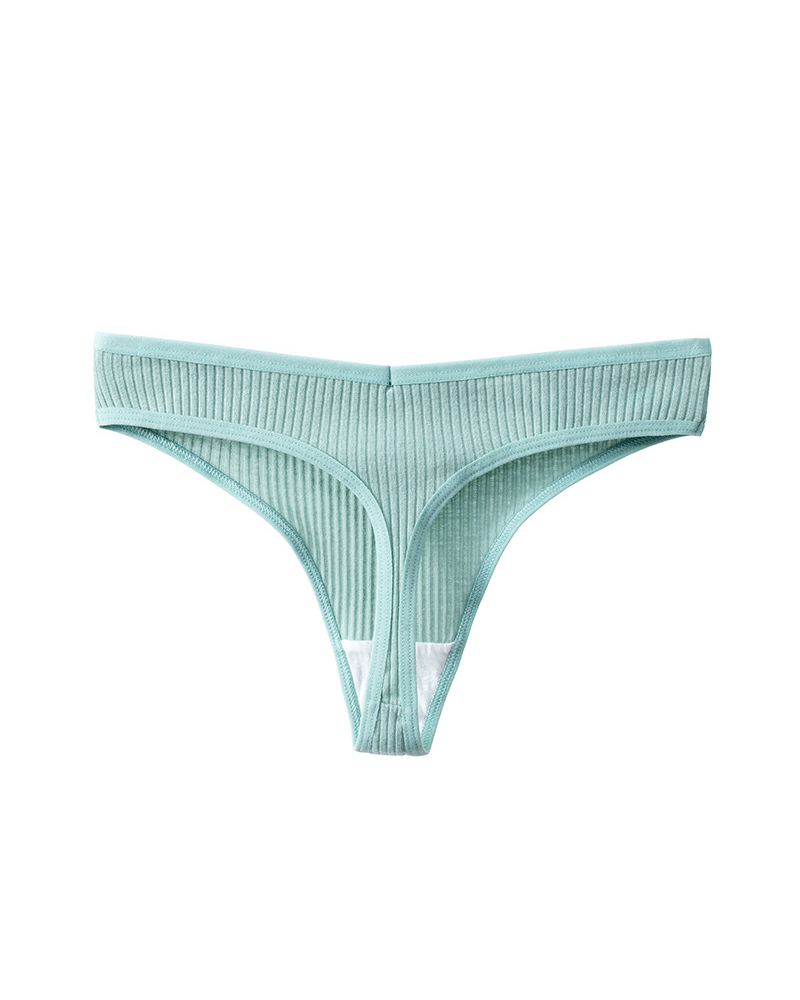 Cotton Crotch High Elastic Low Waist Simple Breathable Underwear