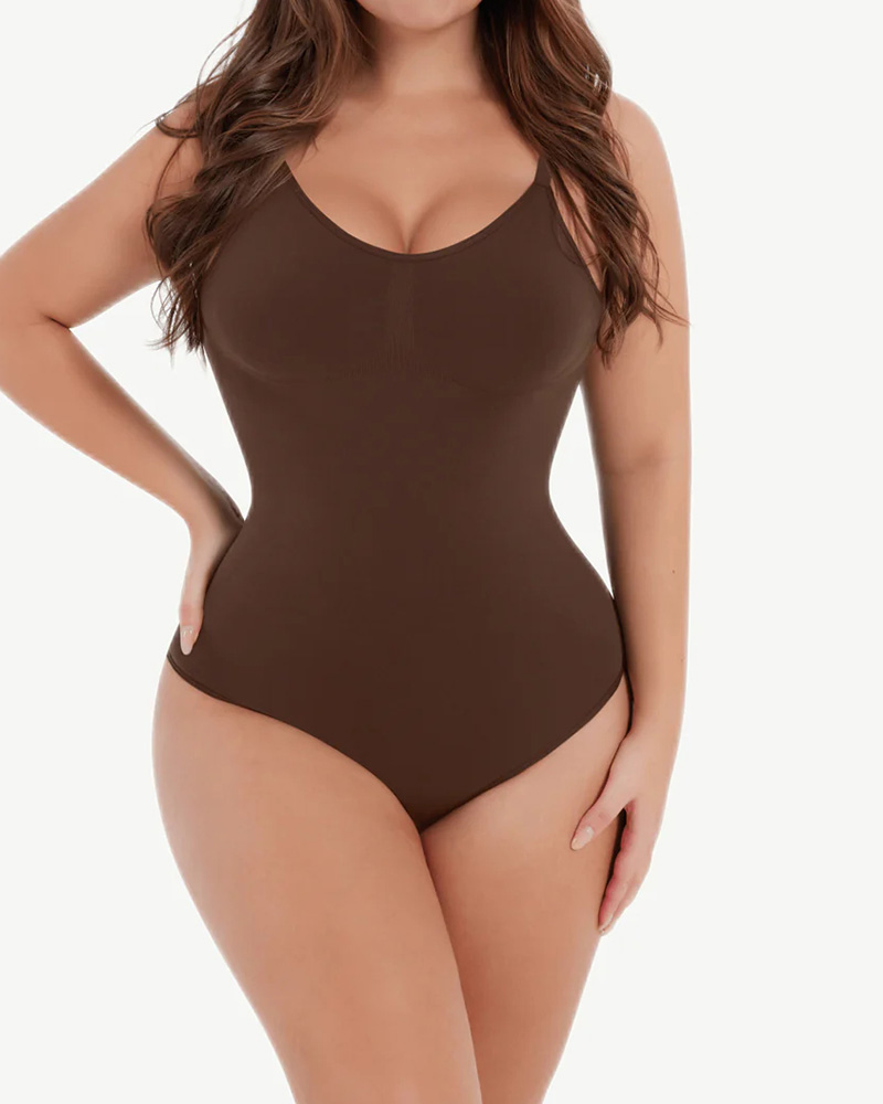 Seamless Backless Thong Bodysuit