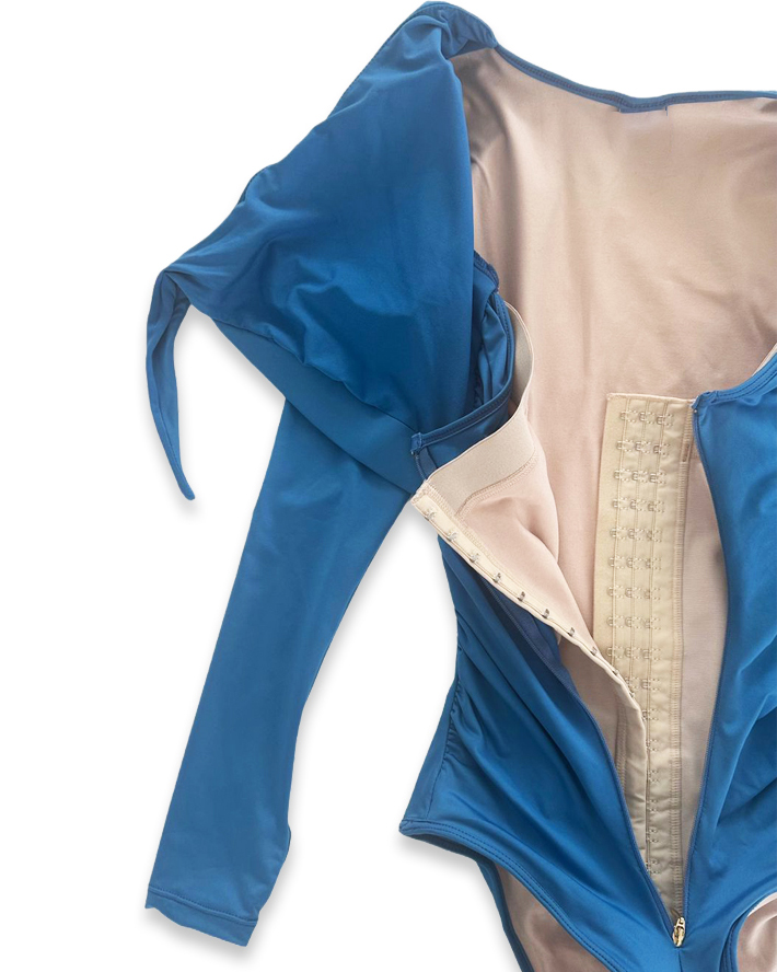 Blue Swim Girdle • Long sleeve (Pre-Sale)