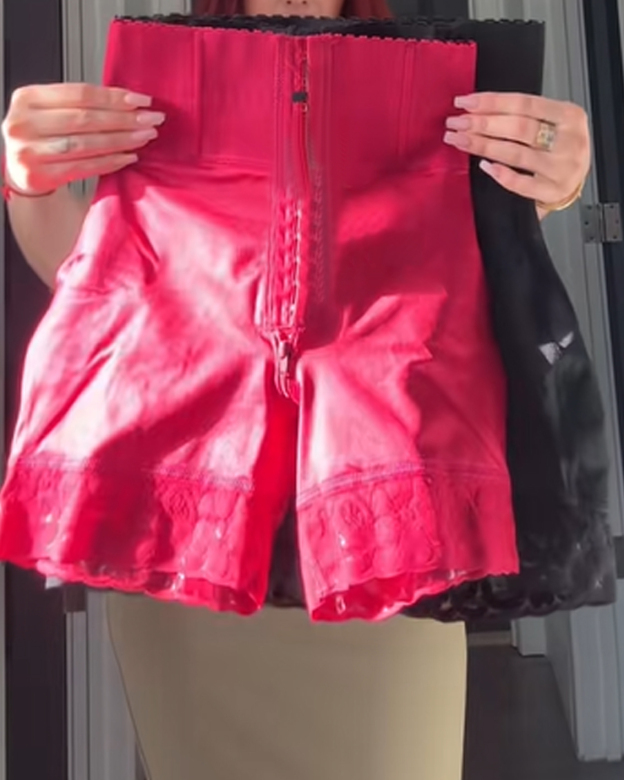 Body Shaping Tummy Tuck Hip Lifting Buttoned High Elastic Shaping Pants