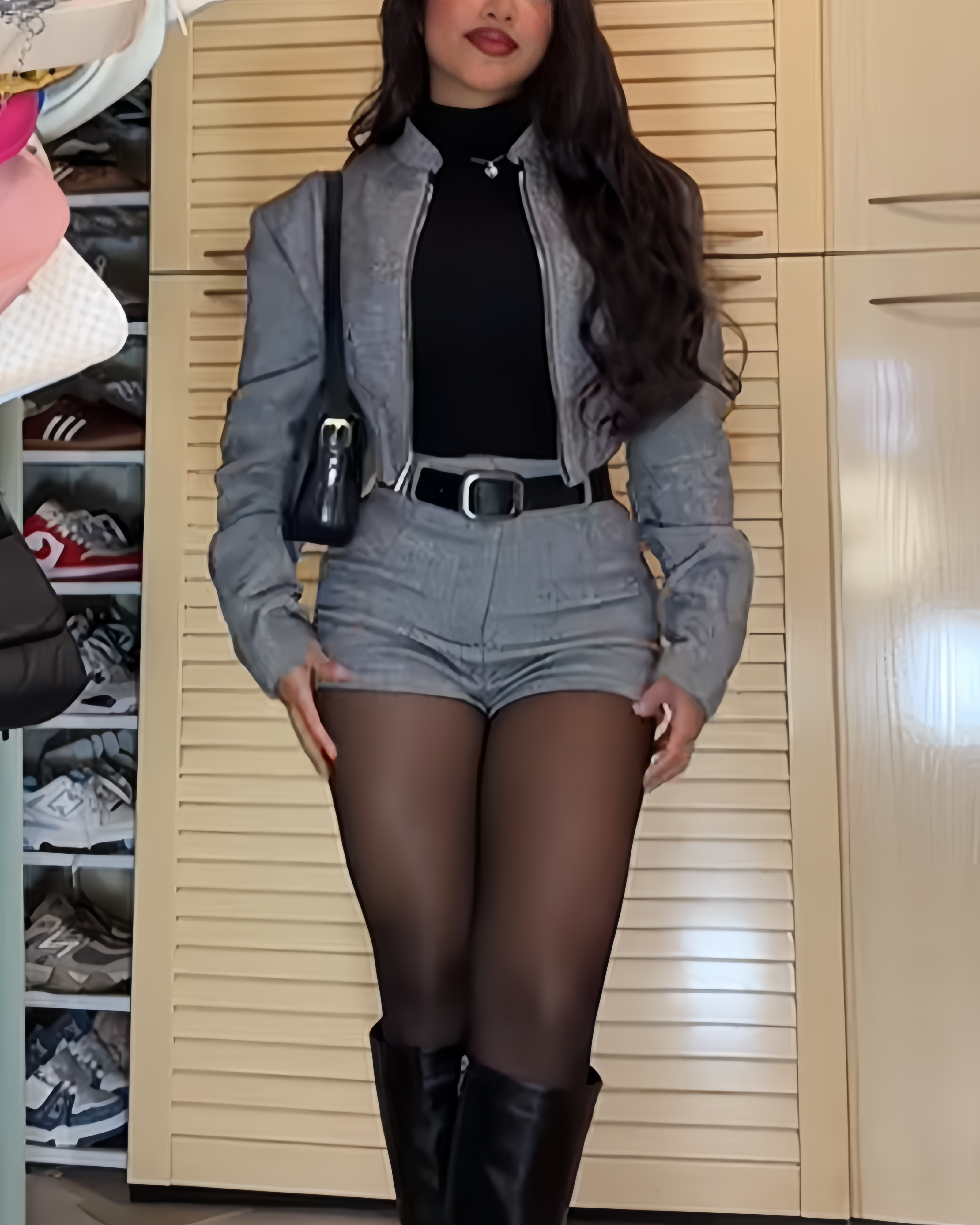 Urban Grey Suit Shorts Set (Pre-Sale)