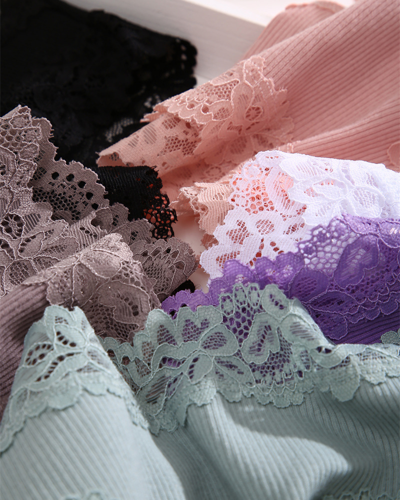 Sexy mid-rise ribbed cotton briefs-Curvy-Faja