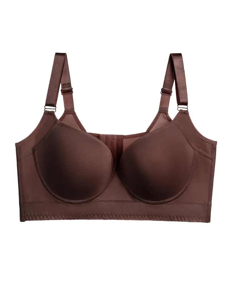 Plus-Size Underwire Bra To Support Side Breast Tissue And Prevent Sagging