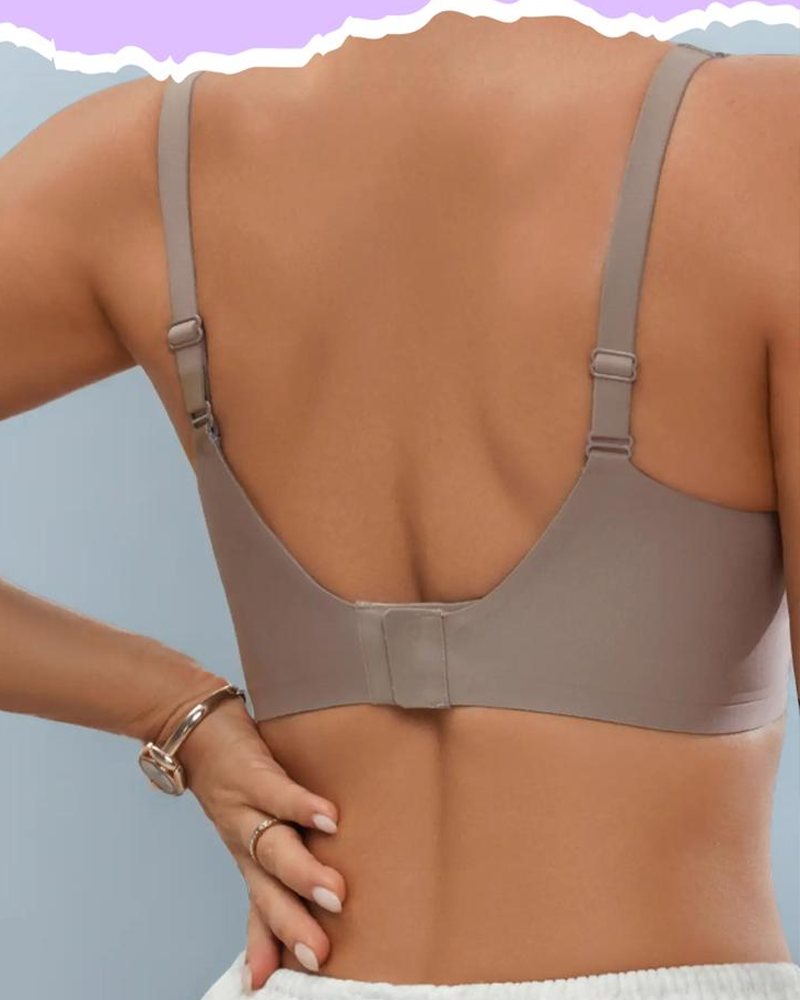 Jelly-Like Seamless Underwear Comfortable And Supportive Wire-Free Bra