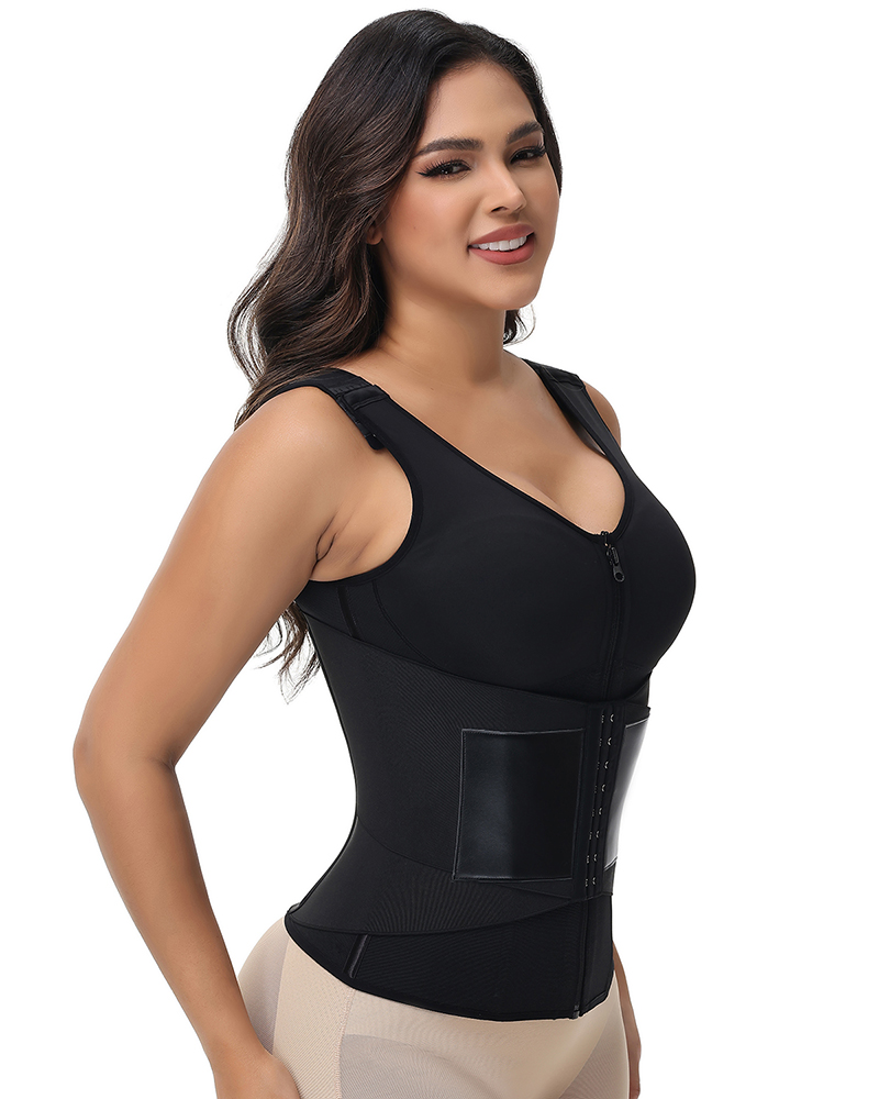 Hourglass Tummy Control Body Shaper Workout Corset Shapewear in Built Bra
