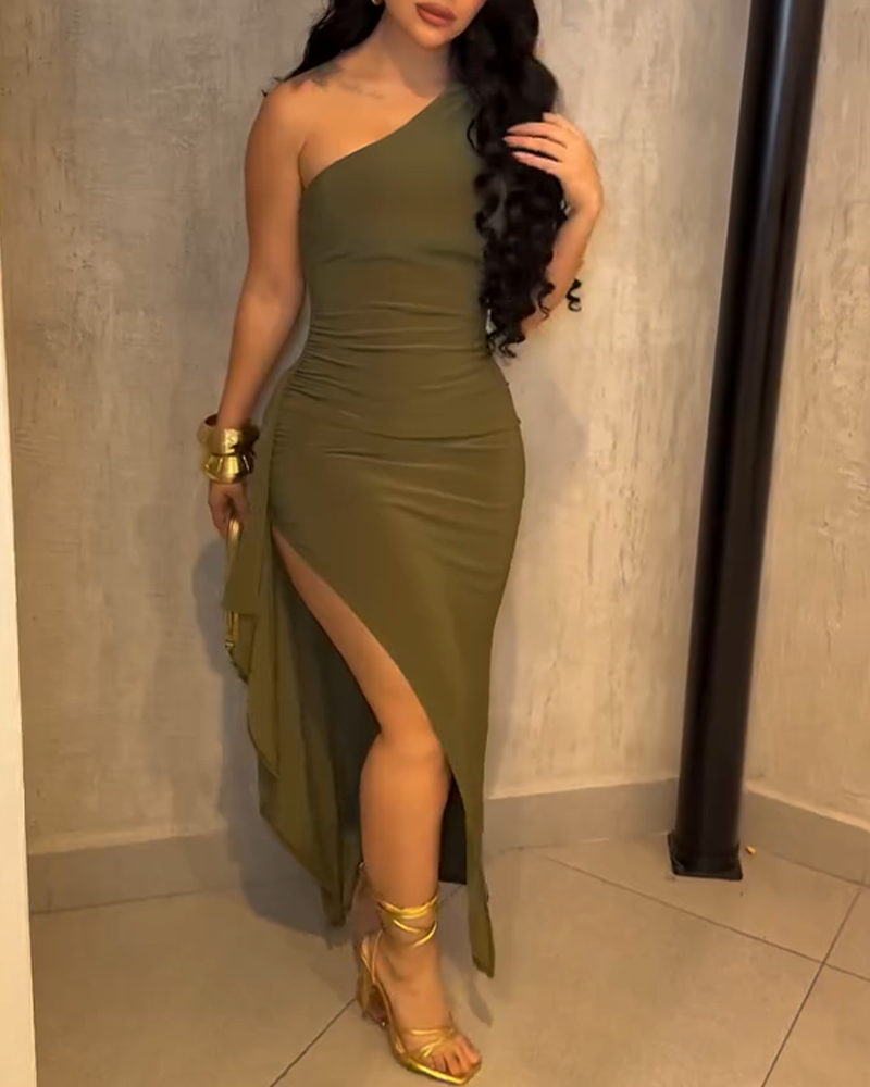 Backless Fitted Dress-Curvy-Faja
