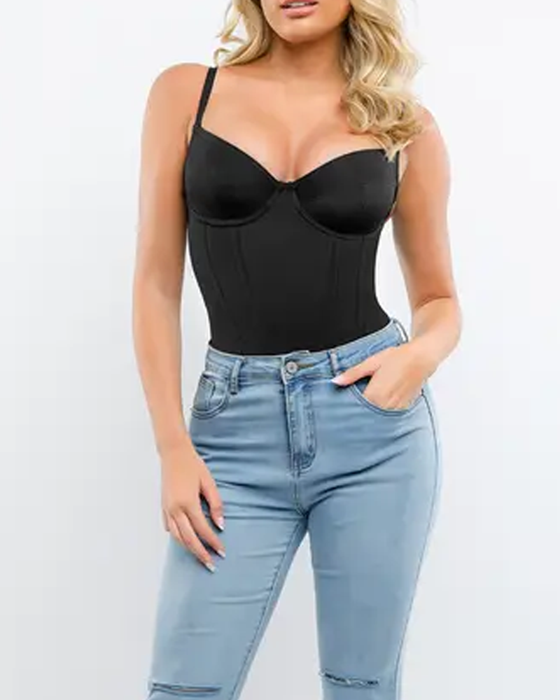 Slim-Fitting Halter Bodysuit Shapewear (Pre-Sale)
