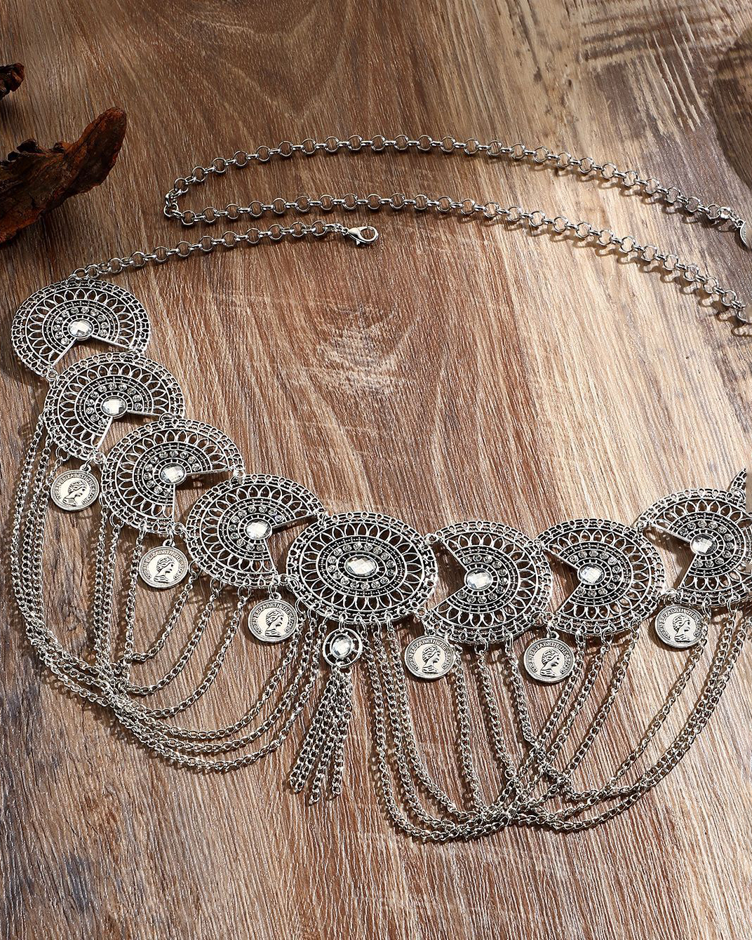 Retro Ethnic Style Tassel Waist Chain-Curvy-Faja